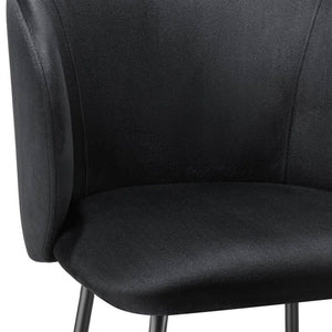 Barstuhl Luana schwarz/schwarz 4er Set