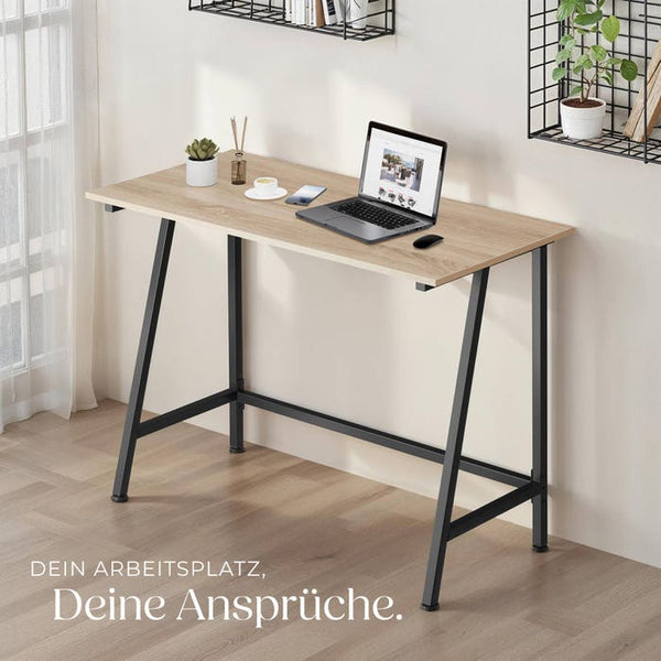 Schreibtisch Newton Industrial Holz hell, Eiche Sonoma