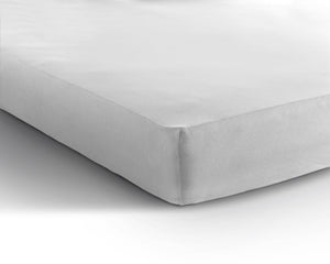 Einzel Jersey 135 gr. Spannbettlaken Weiss 160/180 x 200 cm