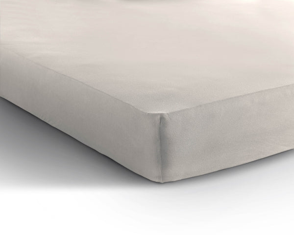 Einzel Jersey 135 gr. Spannbettlaken Creme 140 x 200 cm