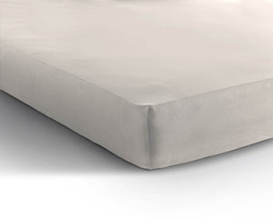 Einzel Jersey 135 gr. Spannbettlaken Creme 160/180 x 200 cm
