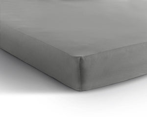 Einzel Jersey 135 gr. Spannbettlaken Grau 140 x 200 cm