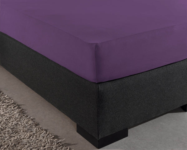 Einzel Jersey 135 gr. Spannbettlaken Lila 140 x 200 cm
