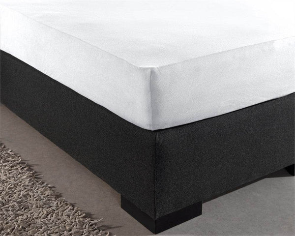Doppelt Jersey 220 gr. Spannbettlaken Weiss 140 x 200/220 cm