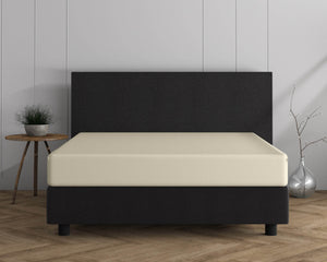 Doppelt Jersey 220 gr. Spannbettlaken Creme 80/100 x 220 cm