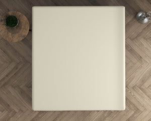 Doppelt Jersey 220 gr. Spannbettlaken Creme 80/100 x 220 cm