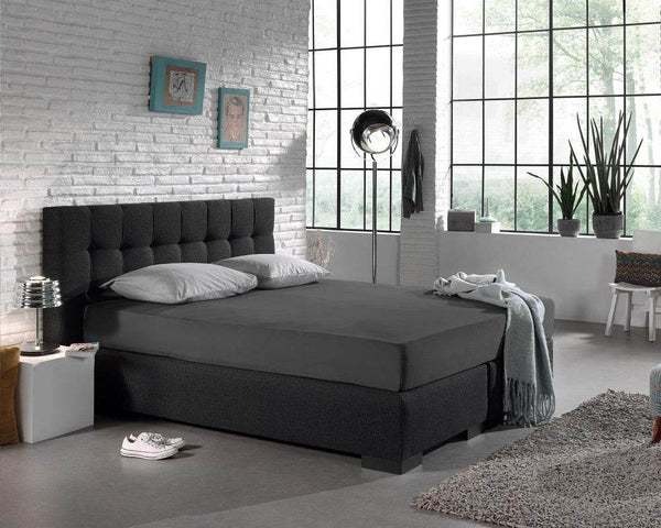 Einzel Jersey 135 gr. Spannbettlaken Anthrazit 80/100 x 200 cm