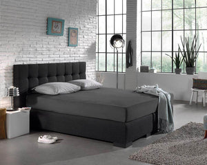 Einzel Jersey 135 gr. Spannbettlaken Anthrazit 140 x 200 cm