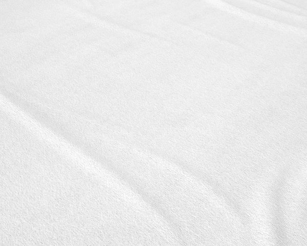 Flanel Premium Spannbettlaken Weiss 180 x 200/210 cm