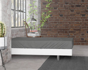 Flanel Premium Spannbettlaken Anthrazit 140 x 200/210 cm