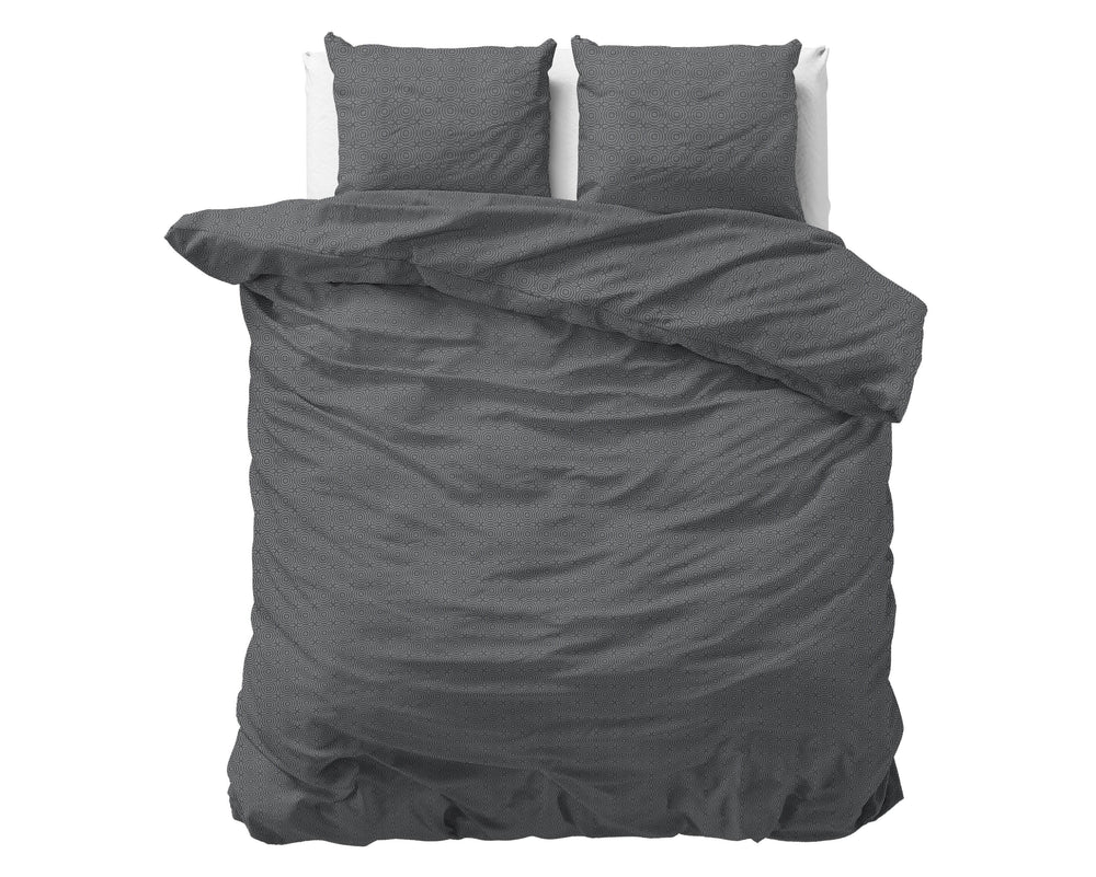Bettbezug Flanel Jason Anthrazit 140 x 220 cm