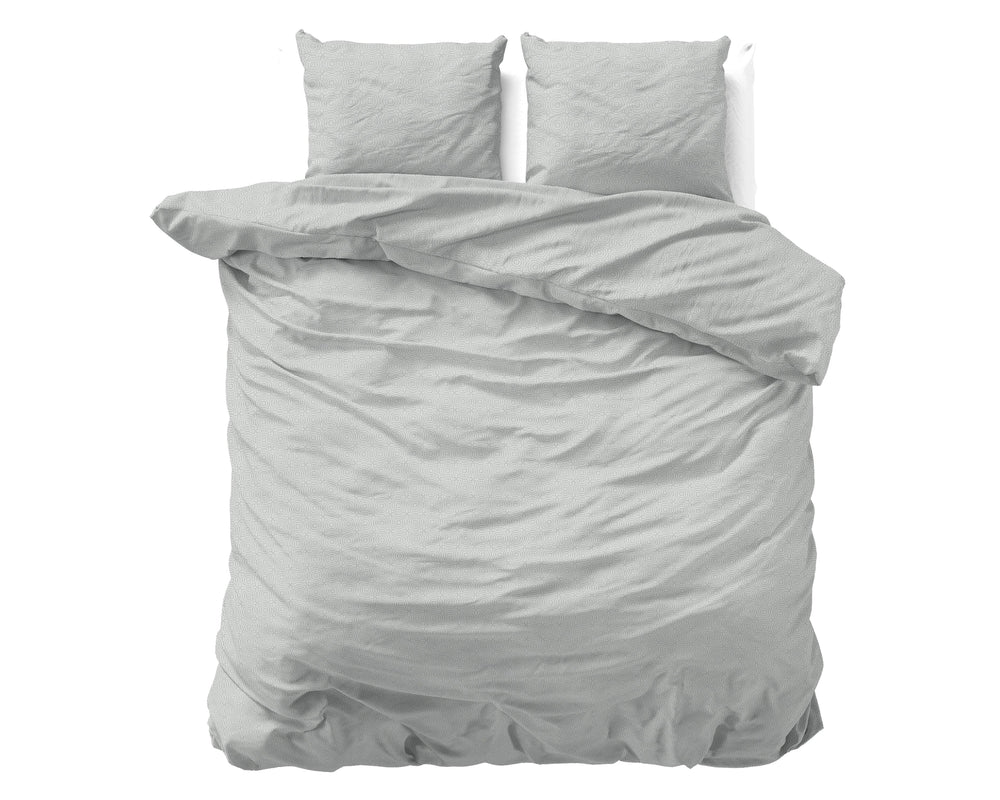 Bettbezug Flanel Jason Grau 240 x 220 cm
