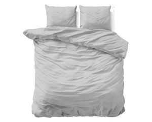 Bettbezug Flanel Jason Grau 240 x 220 cm