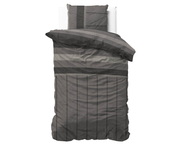 Bettbezug Flanel Kees Taupe 140 x 220 cm