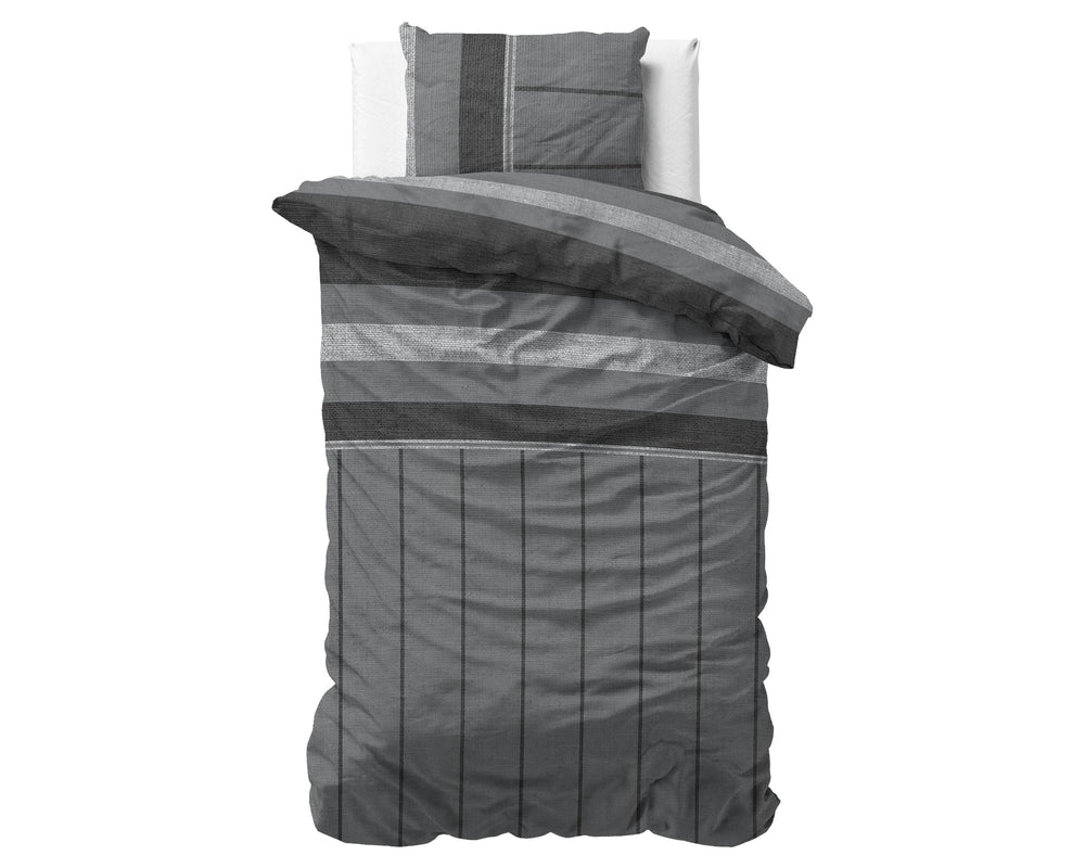 Bettbezug Flanel Kees Anthrazit 140 x 220 cm