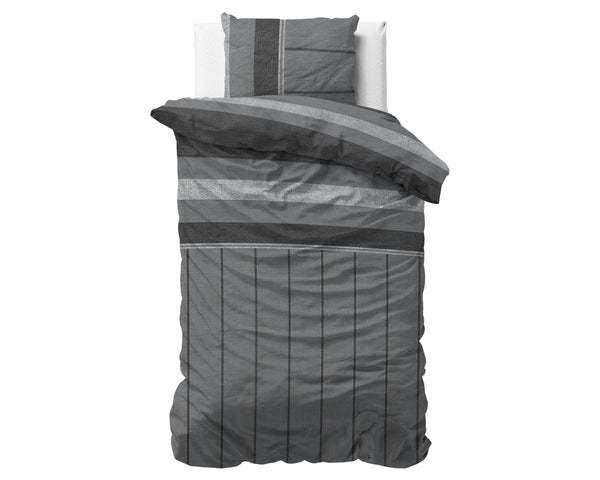 Bettbezug Flanel Kees Anthrazit 140 x 220 cm