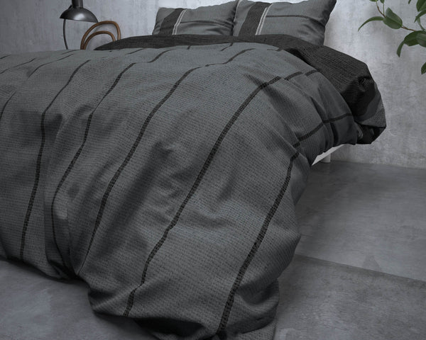 Bettbezug FL Kees Anthrazit 240 x 220 cm