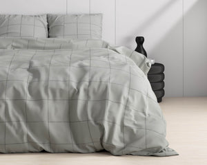 Bettbezug Deep check Grey 240 x 220 cm