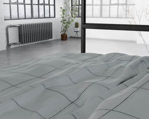 Bettbezug Deep check Grey 240 x 220 cm