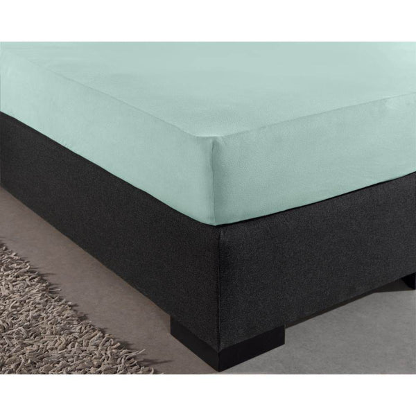 Doppelt Jersey 220 gr. Spannbettlaken Pastel Blau 140 x 200/220 cm