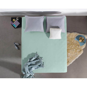 Doppelt Jersey 220 gr. Spannbettlaken Pastel Blau 140 x 200/220 cm