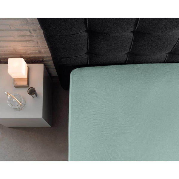 Doppelt Jersey 220 gr. Spannbettlaken Pastel Blau 140 x 200/220 cm