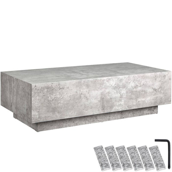 Couchtisch Lasley Beton Optik 120 x 60 x 35 cm