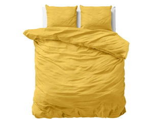Bettbezug Stone washed Mustard 200 x 220 cm