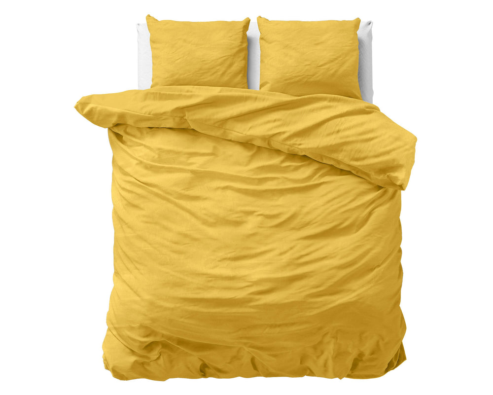Bettbezug Stone washed Mustard 140 x 220 cm