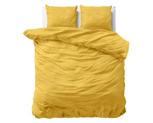 Bettbezug Stone washed Mustard 140 x 220 cm