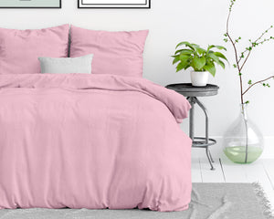 Bettbezug Stone washed Pink 140 x 220 cm