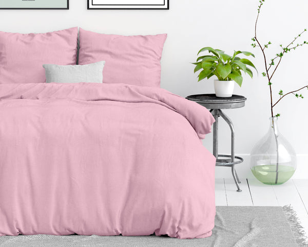 Bettbezug Stone washed Pink 140 x 220 cm