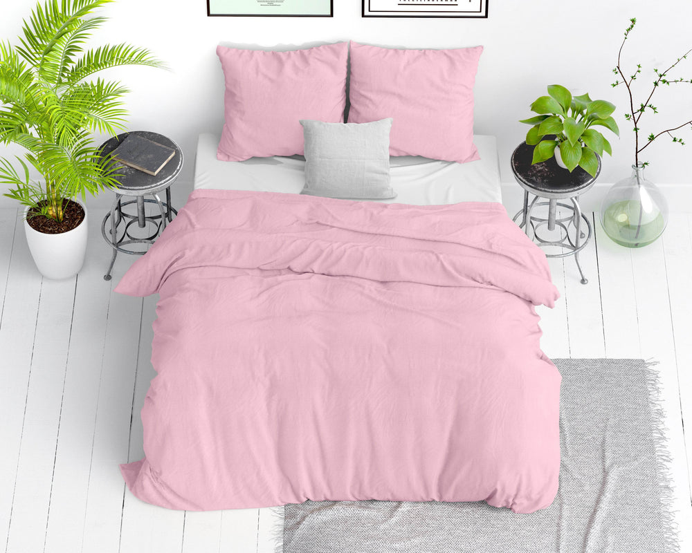 Bettbezug Stone washed Pink 200 x 220 cm