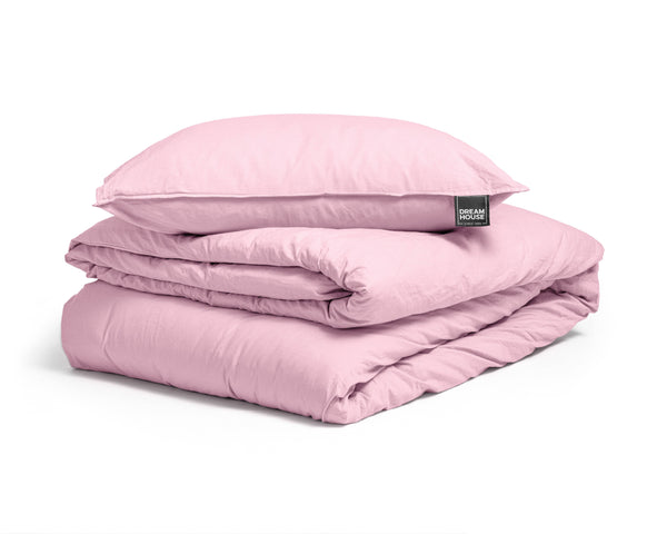 Bettbezug Stone washed Pink 140 x 220 cm