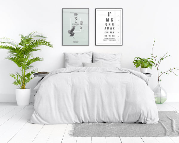 Bettbezug Stone washed White 140 x 220 cm