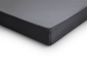 Satin Spannbettlaken Anthrazit 80 x 200 cm