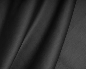 Satin Spannbettlaken Schwarz 180 x 210 cm