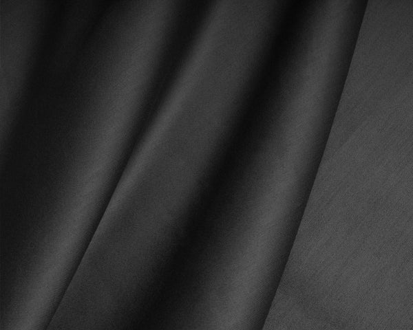Satin Spannbettlaken Schwarz 180 x 210 cm