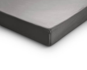 Satin Spannbettlaken Grau 70 x 200 cm