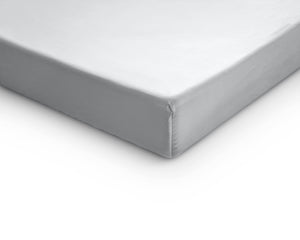 Satin Spannbettlaken Weiss 80 x 200 cm