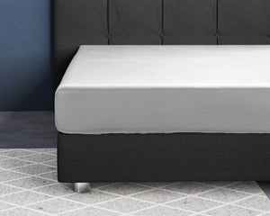 Satin Spannbettlaken Weiss 120 x 200 cm