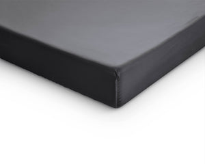 Topper Satin Spannbettlaken Anthrazit 160 x 220 cm