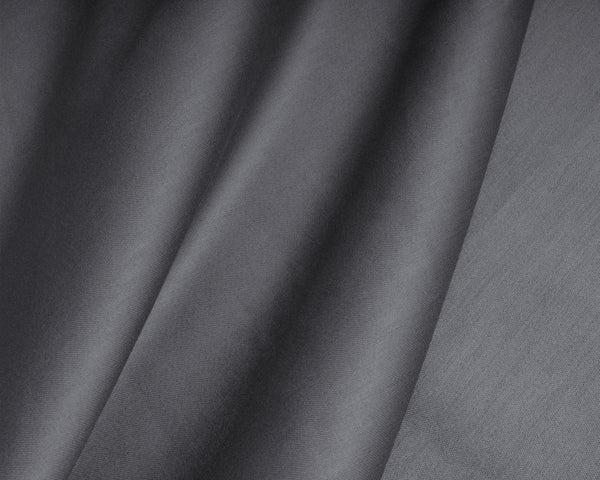 Topper Satin Spannbettlaken Anthrazit 160 x 220 cm