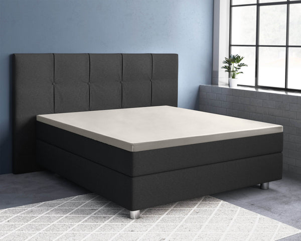 Topper Satin Spannbettlaken Creme 160 x 200 cm
