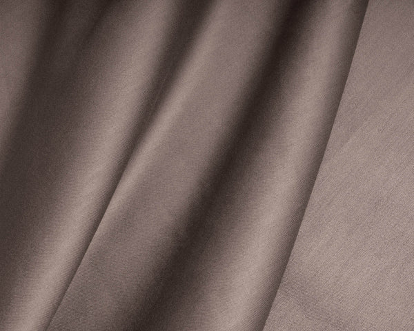 Topper Satin Spannbettlaken Taupe 90 x 200 cm