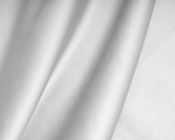 Topper Satin Spannbettlaken Weiss 160 x 200 cm