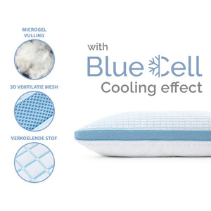 Kühlendes 3D-Memory-Schaum-Kissen aus Blue Cell Tech