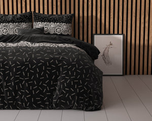 Bettbezug Dervio Anthrazit 240 x 220 cm