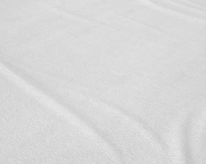 Flanel Basic Spannbettlaken Weiss 140 x 200 cm