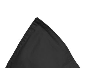 Bettbezug Egyptische Baumwolle Uni Schwarz 140 x 200/260 cm